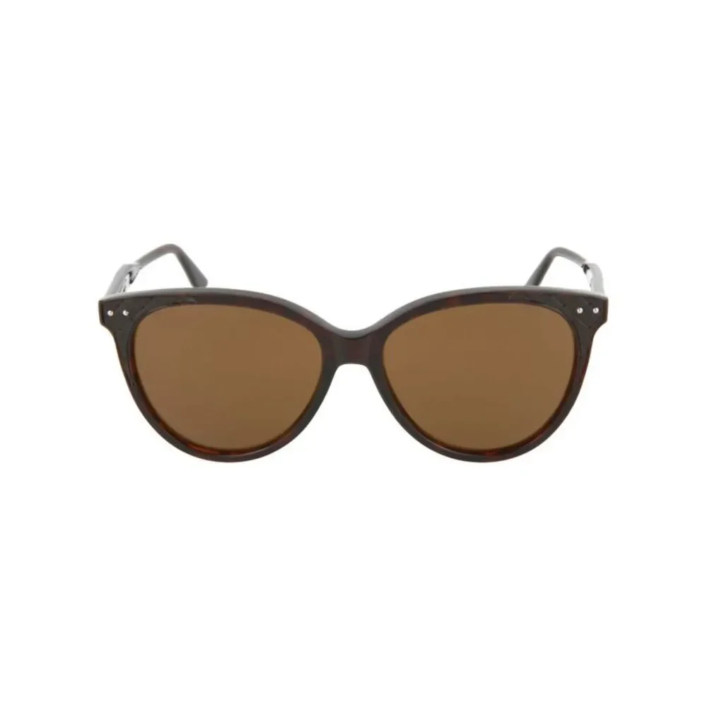 Round-Frame Acetate Sunglasses